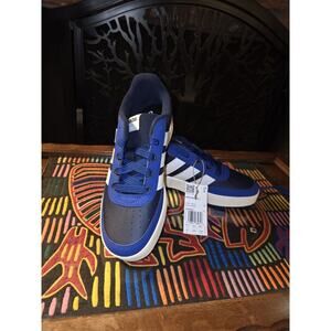 Adidas Breakbase J Youth 6 Blue White Casual Sneakers NWOB Kids Womens 7 NWOB